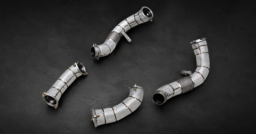 BTS F90 M5 S63 Race-Cat Downpipes & Midpipe Package – SS304 — Boost & Tune product image 2