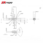 PSR Turbo Water Cooling Fitting Kit -6 AN for PT/X28 PT/X30 PT/X35 GEN I/II PSR3584 GEN2 PTG25 PTG30 PTG35 PTG42 - image 3