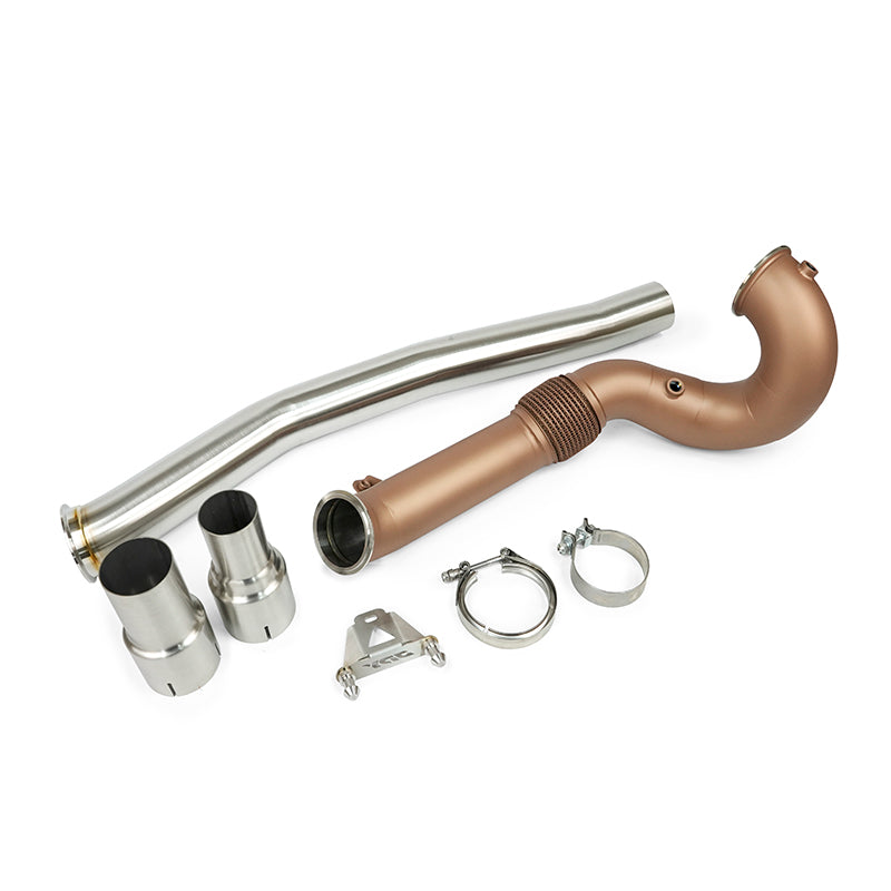 JDY Performance 4"AWD Downpipe MQB EVO - EA888.4 MK8R Golf / S3 8Y / Tiguan R - image 1