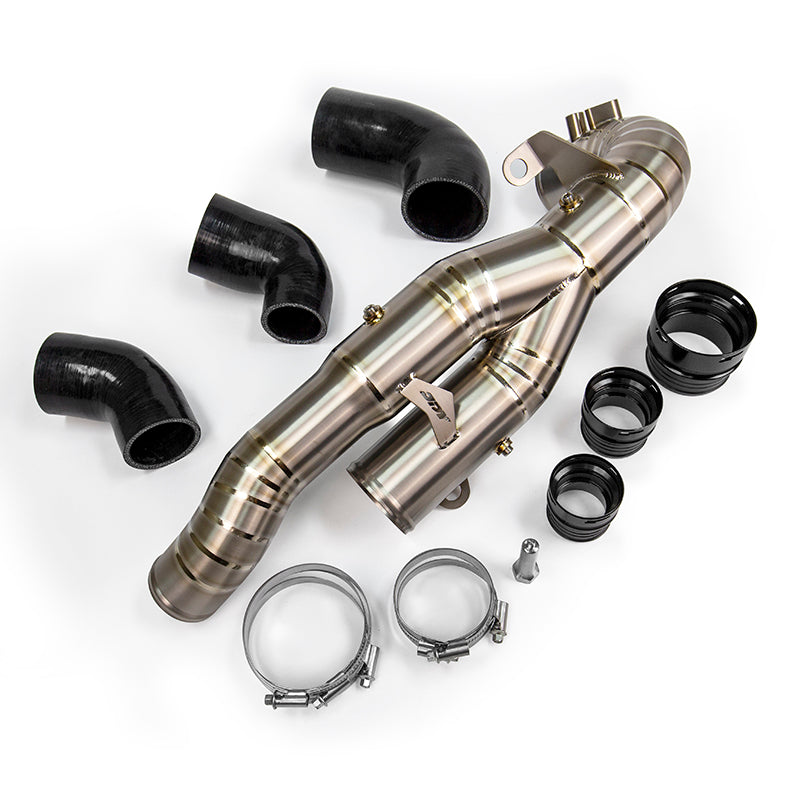JDY Performance BMW G8X S58 Titanium Charge Pipe - M2/M3/M4/X3M - image 1
