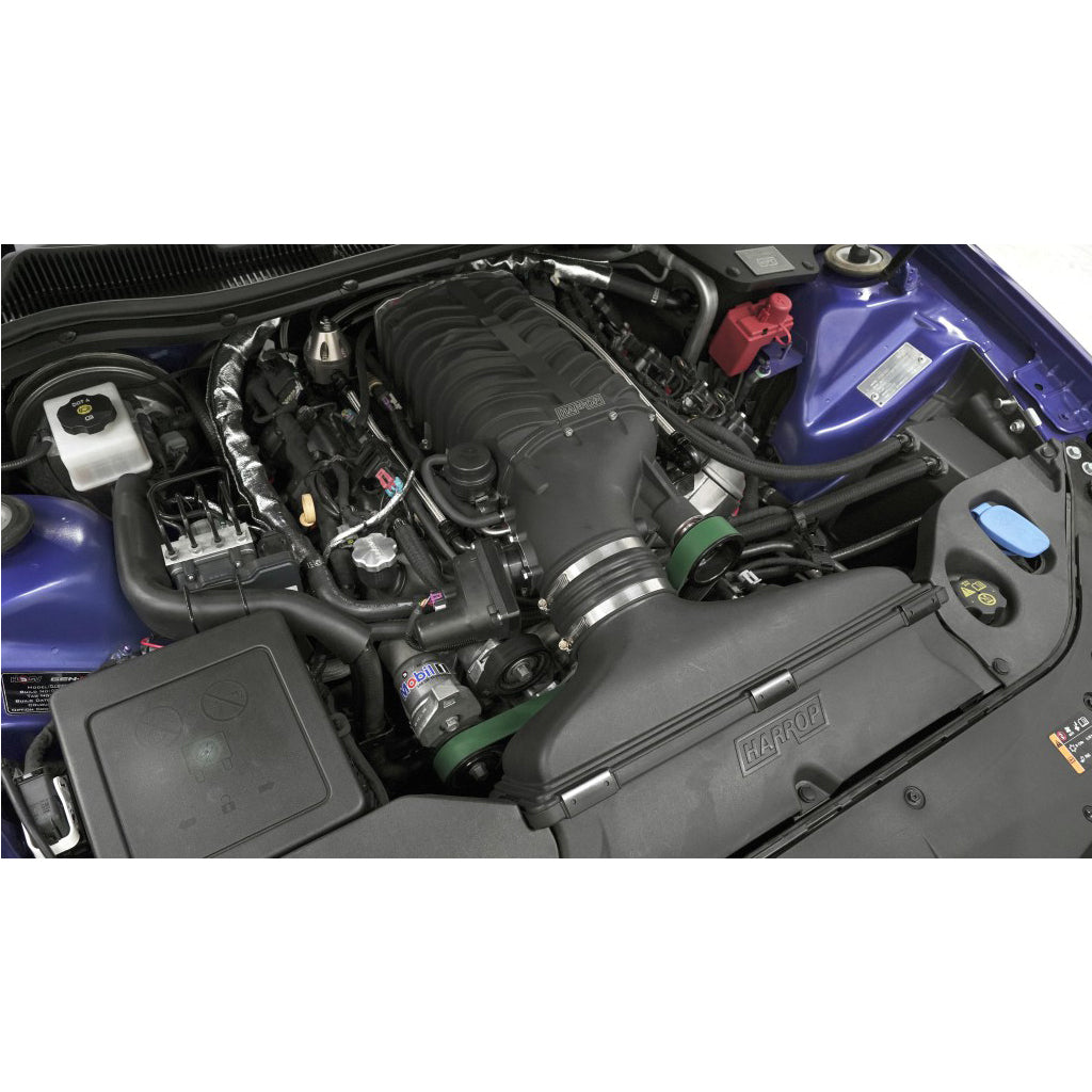 Harrop 110 mm integrated throttle body installed on LS FDFI supercharger