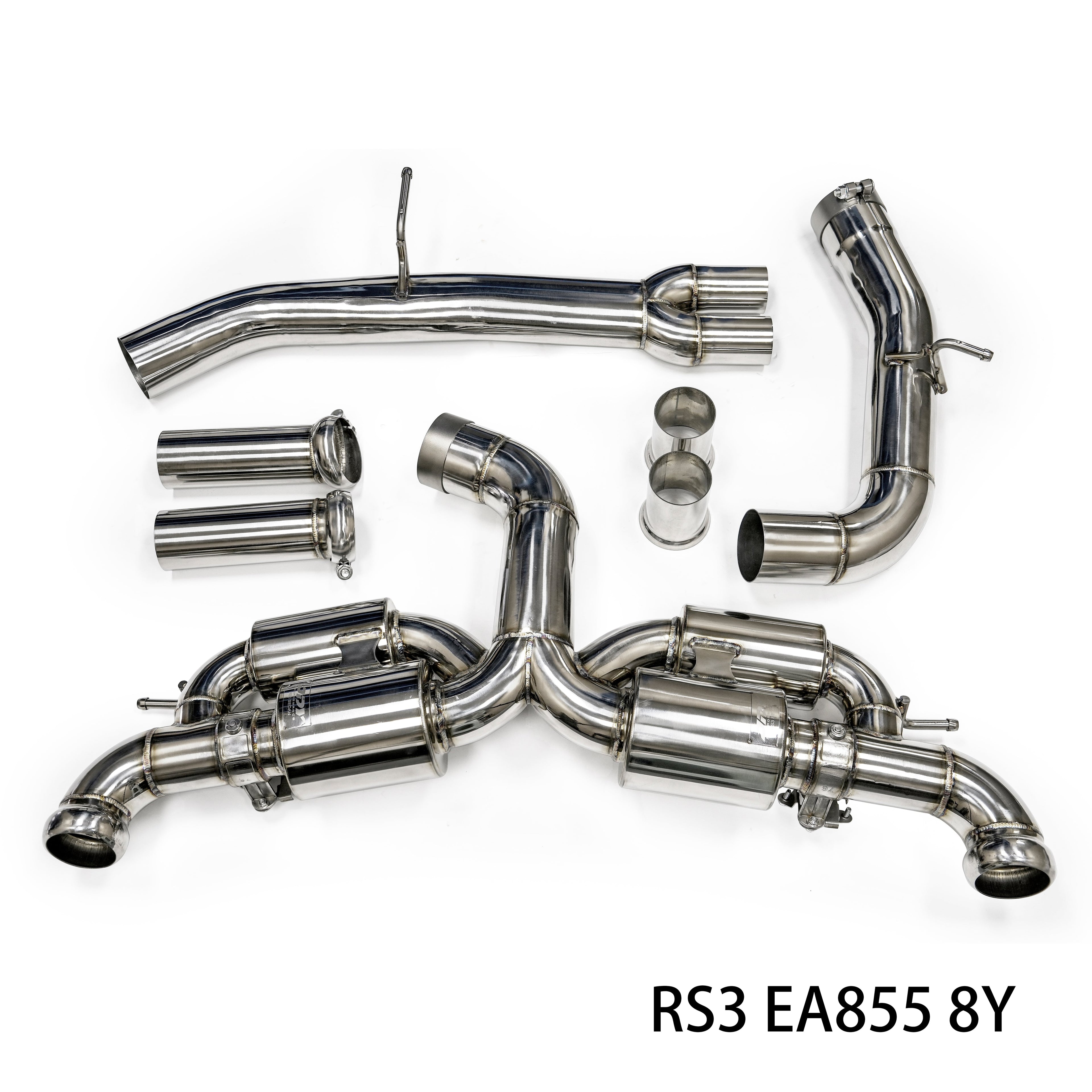 JDY Performance Racing Stainless Steel Catback Exhaust System - RS3 8V/TTRS 8S - image 2