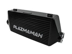 Plazmaman 600 by 300 by 135 mm Elite intercooler; black and raw finish plus end tank options vary