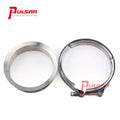 Pulsar S400 T6 Turbo 5-inch Stainless Steel Flange & Clamp Kit - verified product image