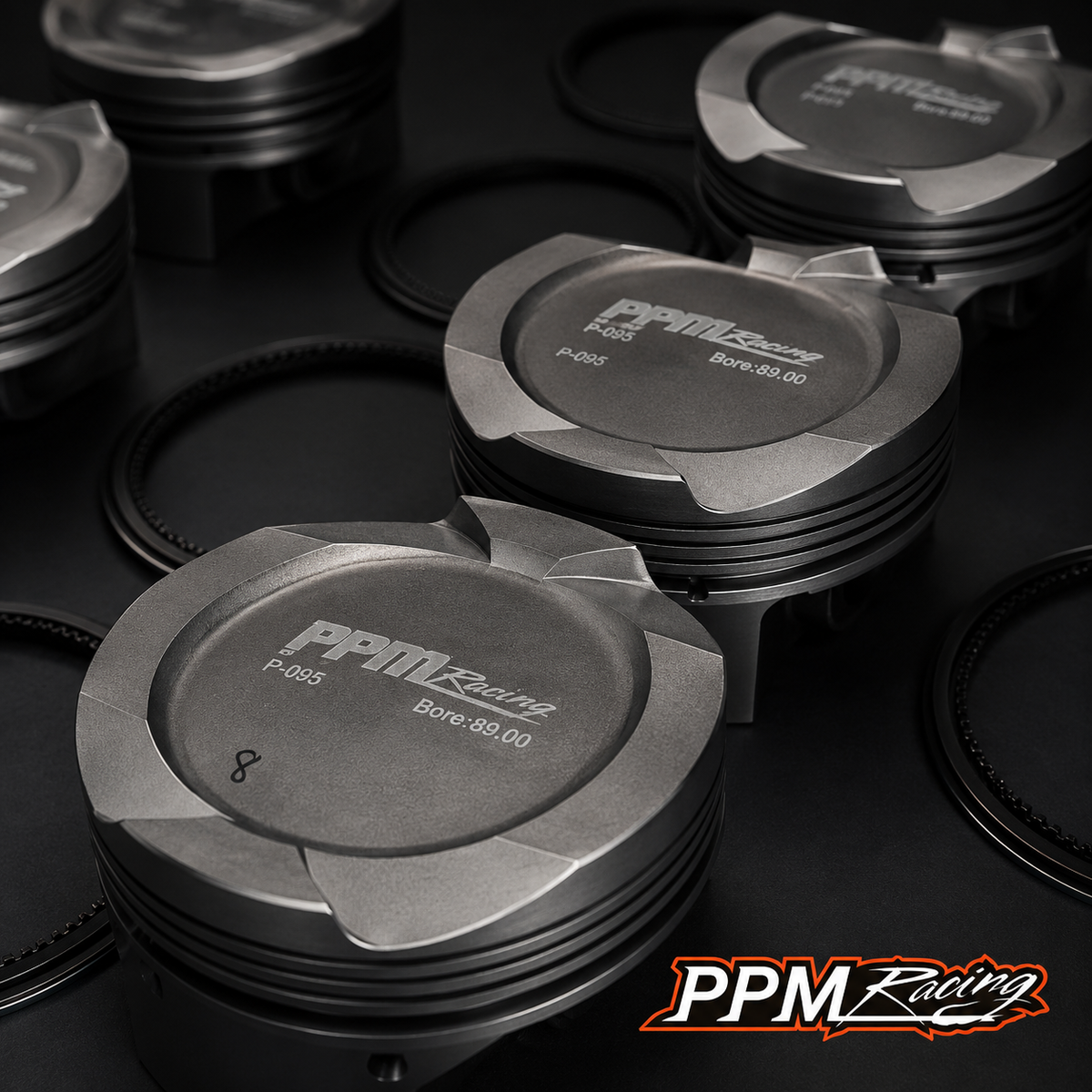 PPM Racing Custom Forged pistons for BMW M5 F10 F90 S63B44Tu V8 Turbo — PPM Racing