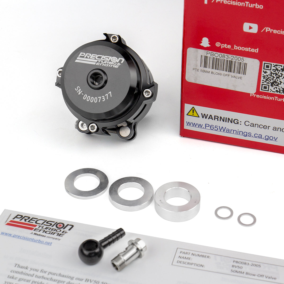 Precision Turbo 50mm Blow-Off Valve (BOV) - image 1