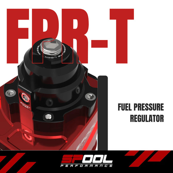 Spool Performance FPR-T Compact Billet Fuel Pressure Regulator with integrated gauge