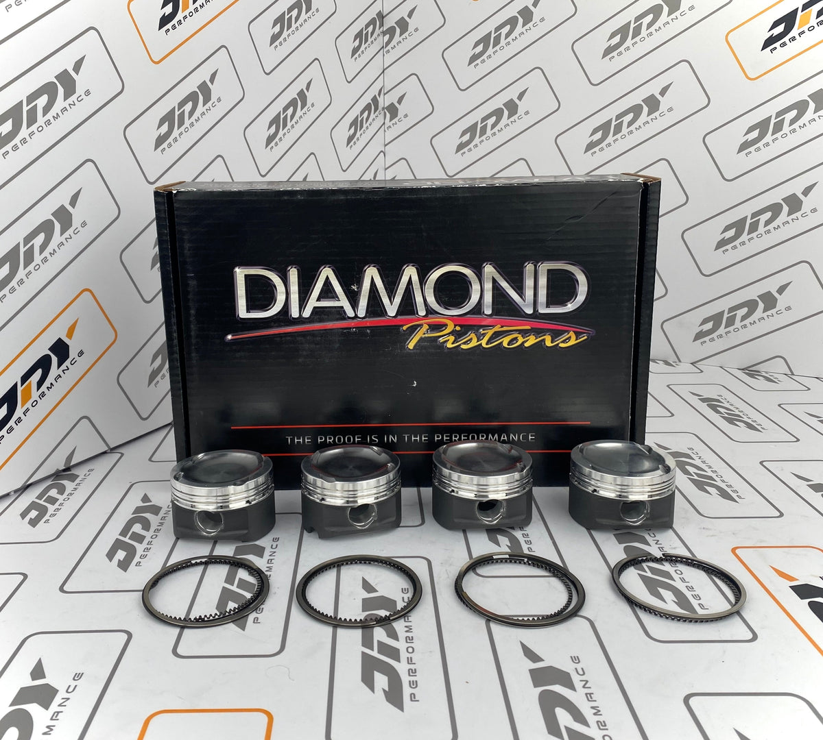 Audi/VW 2.0T FSI & TSI Diamond Forged Pistons 9.0:1 82.50/83.0mm Bore - image 1