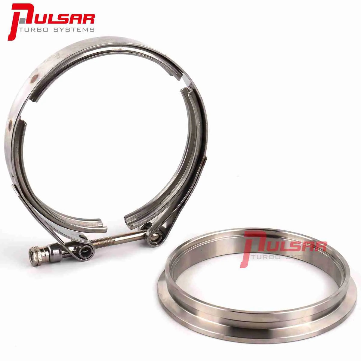 Pulsar PSR Stainless Steel Flange Clamp Kit for 7375G 7975G 7782G Turbos - image 1