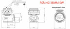 PSR NEW GENERATION WASTEGATE 38mm Dual V Band External Wastegate — Pulsar product view 7