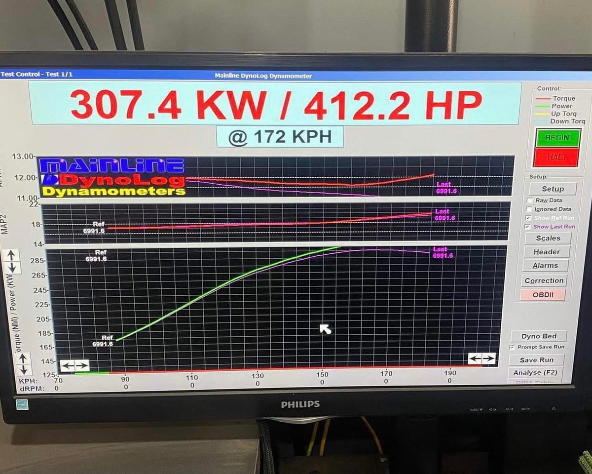 Yella Terra Whipple L67 supplier dyno result example