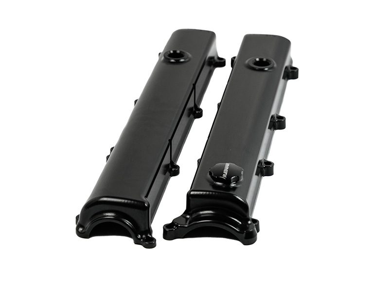 Plazmaman Toyota 2JZ billet cam covers; VVTi and finish choices vary by selection