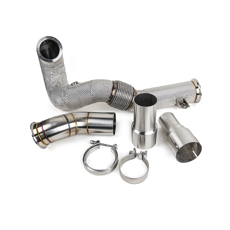 JDY Performance 4" Downpipe for 2.0TSI MQB Golf 7/7.5 GTI/R A3/S3 Leon - image 2