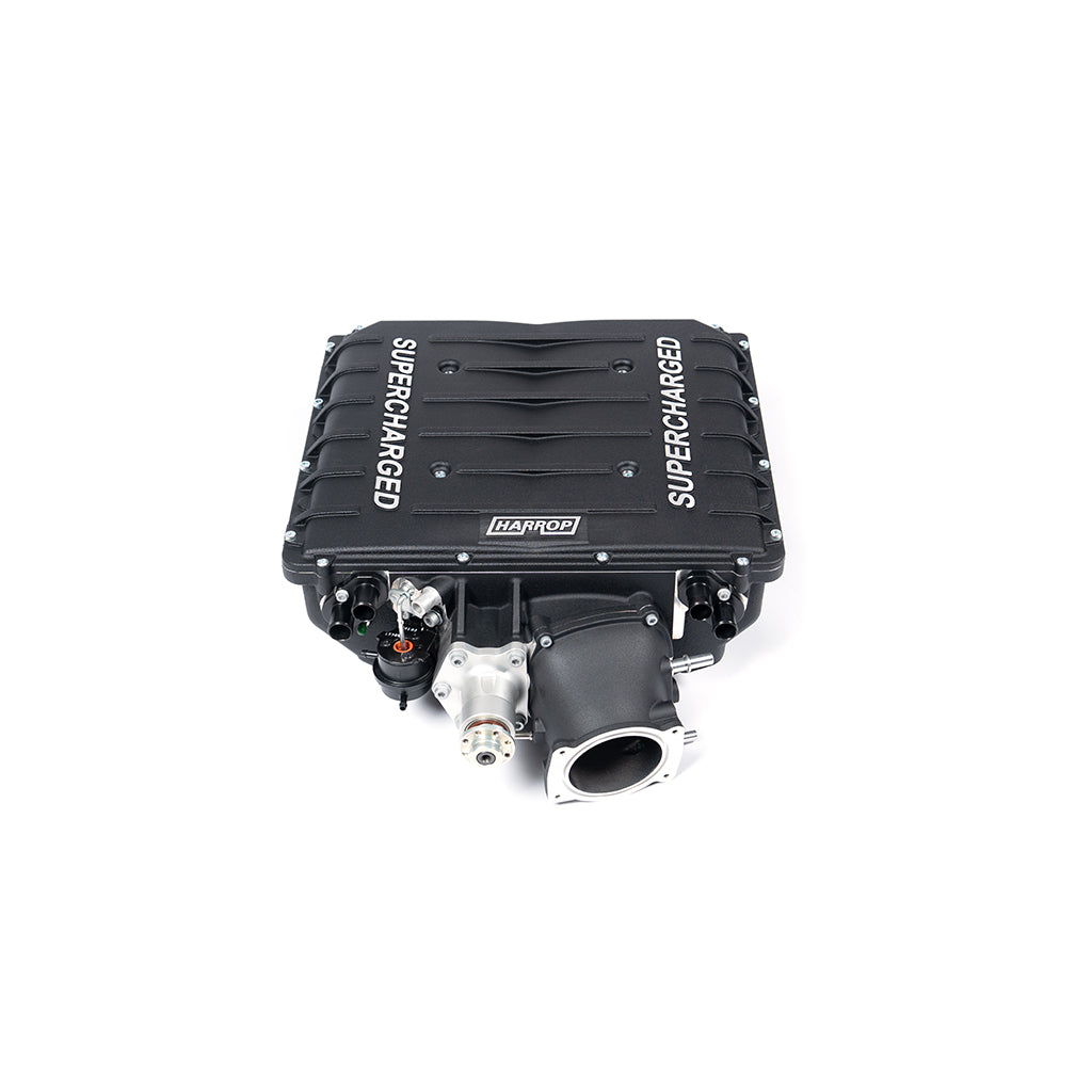 Harrop TVS2650 LT1 supercharger assembly front view