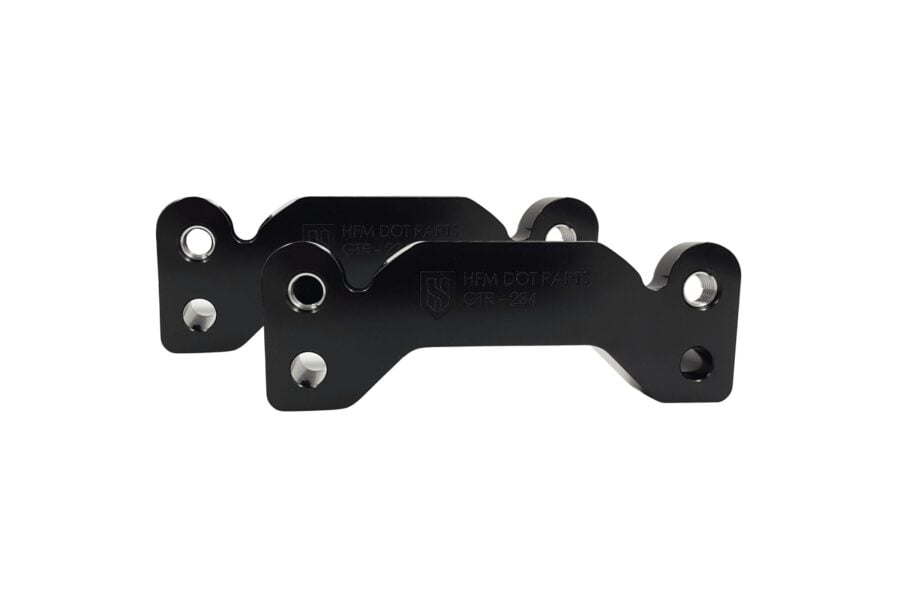 HFM.Parts 340mm Rear Caliper Adapter Brackets – Nissan R32 / R33 / R34 GT-R with R33 Brembo – HFM.Parts image 1