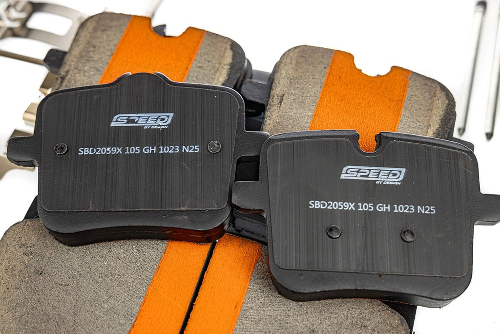 Speed By Design Ceramic Brake Pads – BMW F90 M5 / F91-F93 M8 — D2059 rear pads