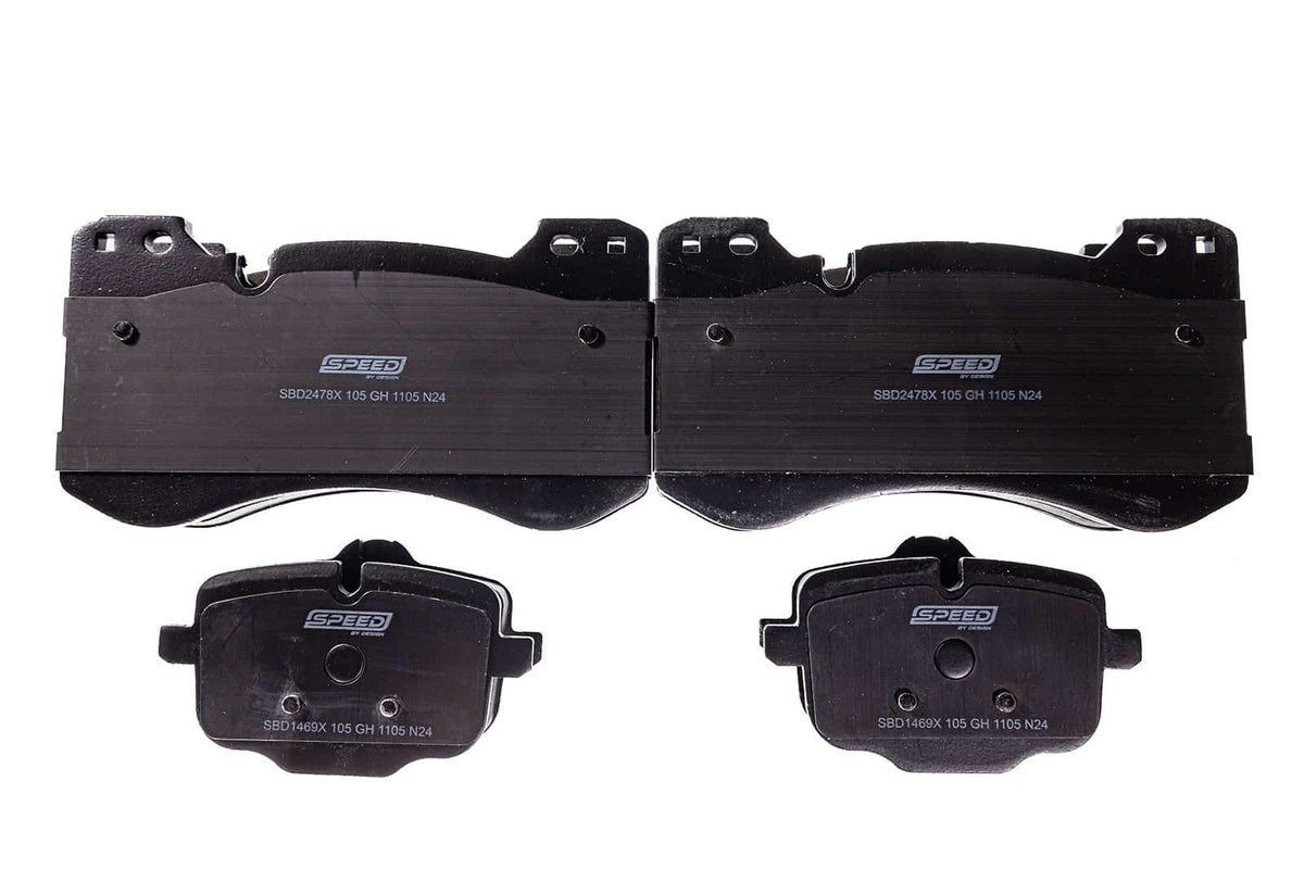 Speed By Design Ceramic Brake Pads for Iron Rotors – BMW G80/G81/G82/G83/G87 — Speed By Design