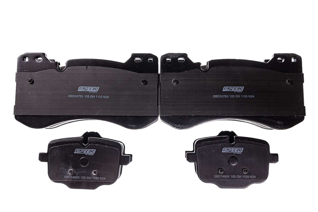 SBD Ceramic Brake Pads – BMW G8X M2/M3/M4 Iron Rotors