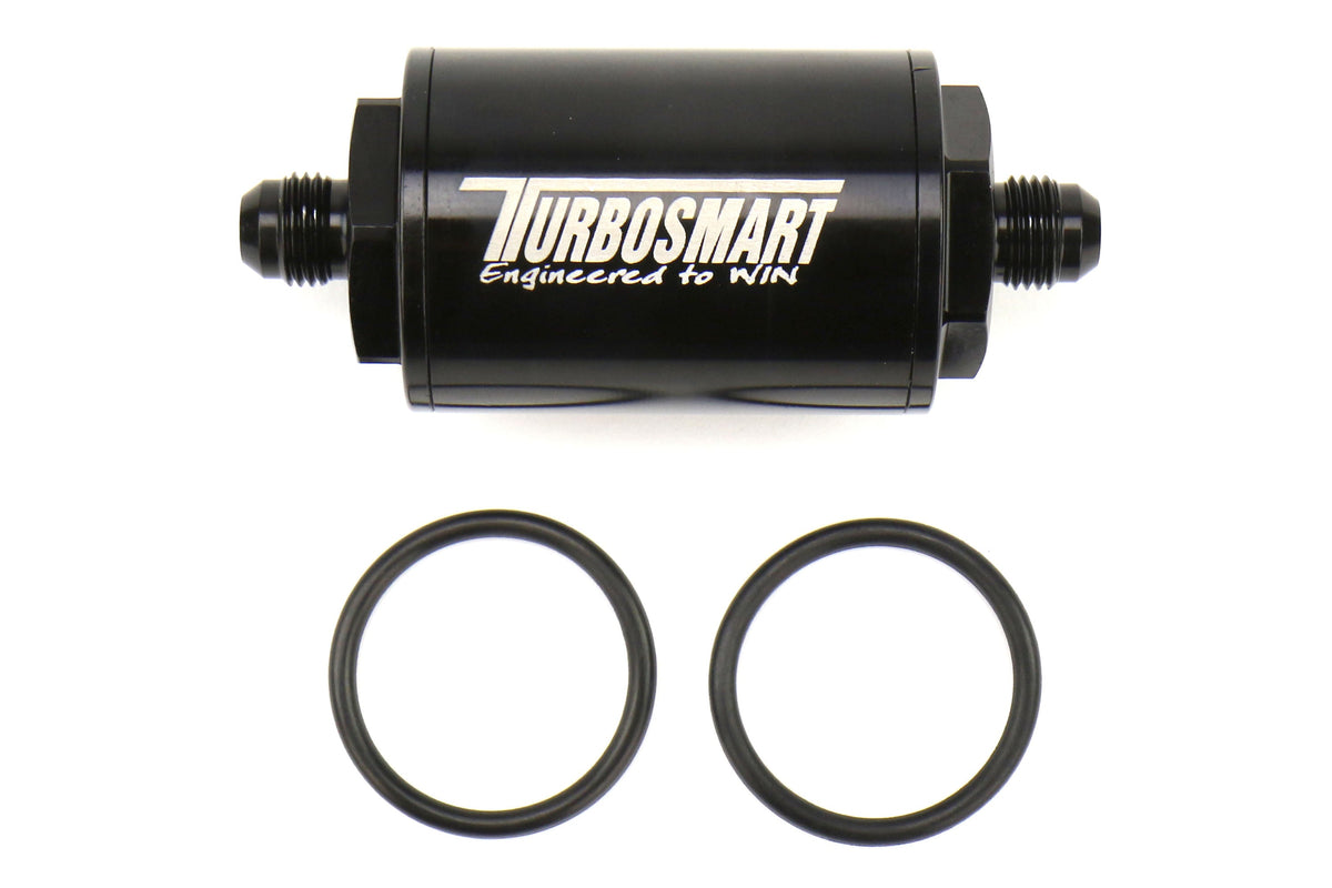 Turbosmart 10 Micron Fuel Filter - Billet -6AN - TS-0402-1130