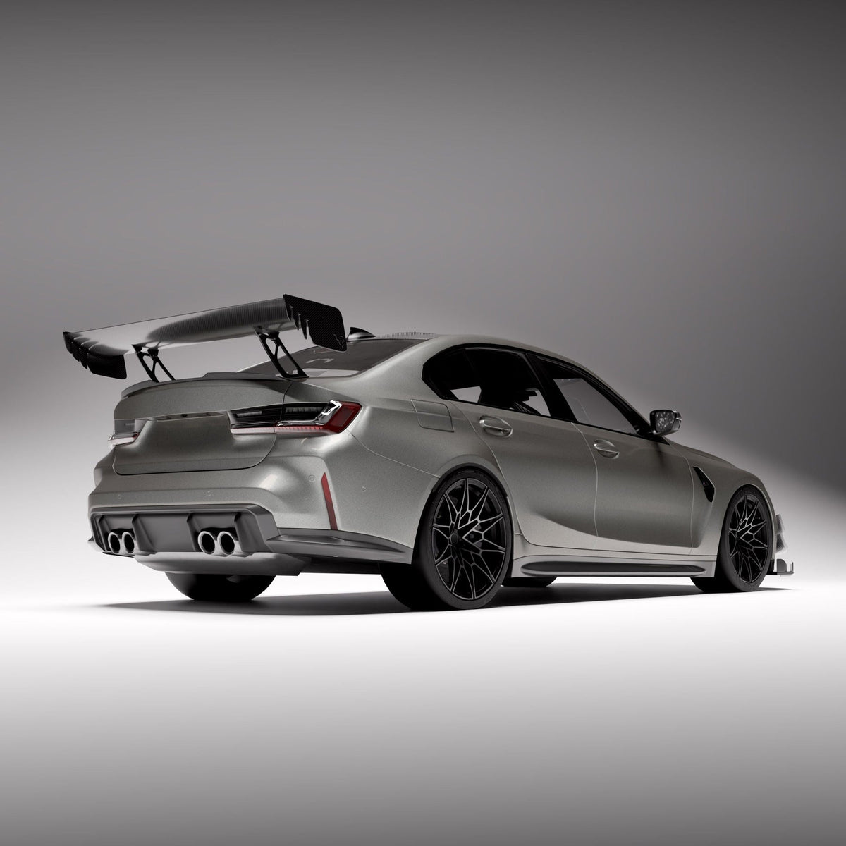 Vulcan Alpha Carbon-Fibre Single-Element Wing – BMW G80 M3 — clean supplier-origin gallery image 4