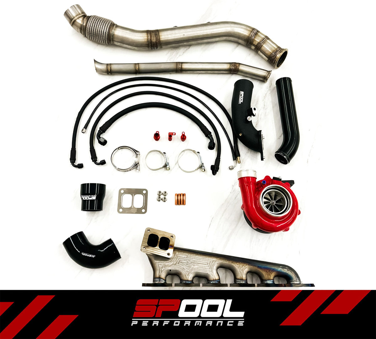 Spool Billet Manifold Top-Mount Turbo Kit – BMW G30 540i B58 Gen 1 — Spool Performance