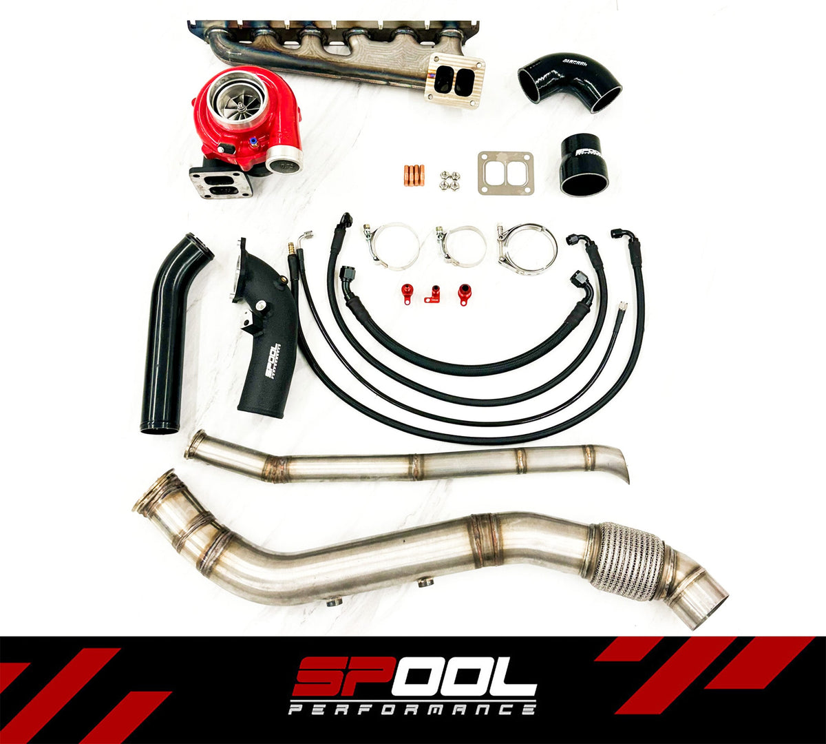 Spool Billet Manifold Top-Mount Turbo Kit – BMW G30 540i B58 Gen 1 — Spool Performance product image 2
