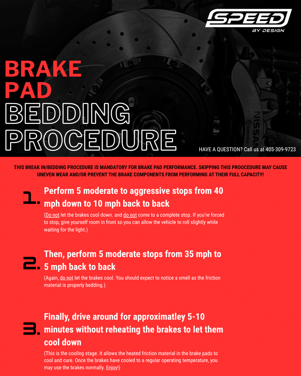 SBD Ceramic Brake Pads – BMW X5M/X6M F95/F96 Iron Rotors