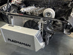 Plazmaman 600 by 300 by 135 mm Elite intercooler; black and raw finish plus end tank options vary