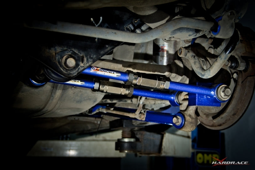 Hardrace Rear Adjustable Arms – Subaru Impreza WRX MY93–96, MY97–98, MY99–00 (6155) – Hardened Rubber