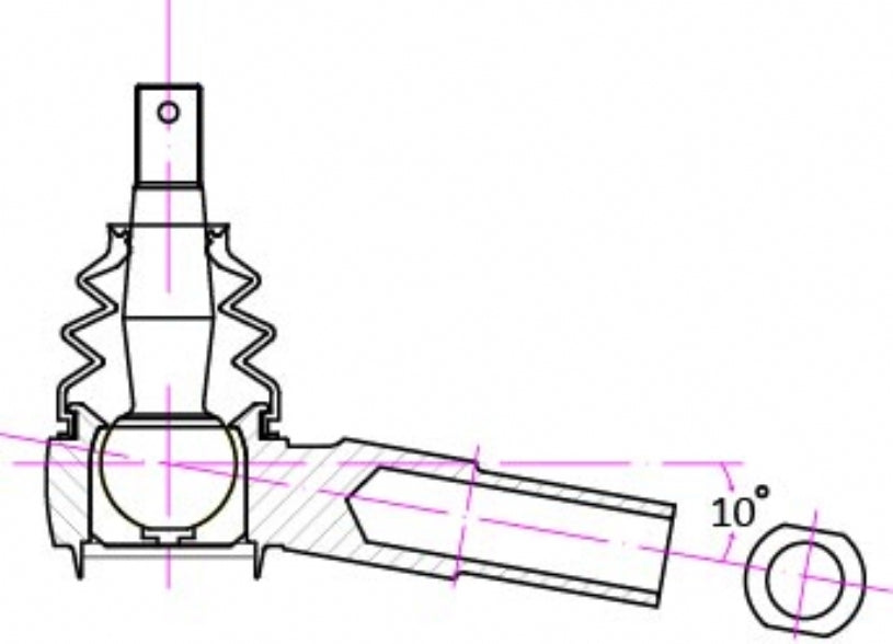 Hardrace RC Tie Rod End – Nissan Silvia / 180SX S14 (6787) – Default Title