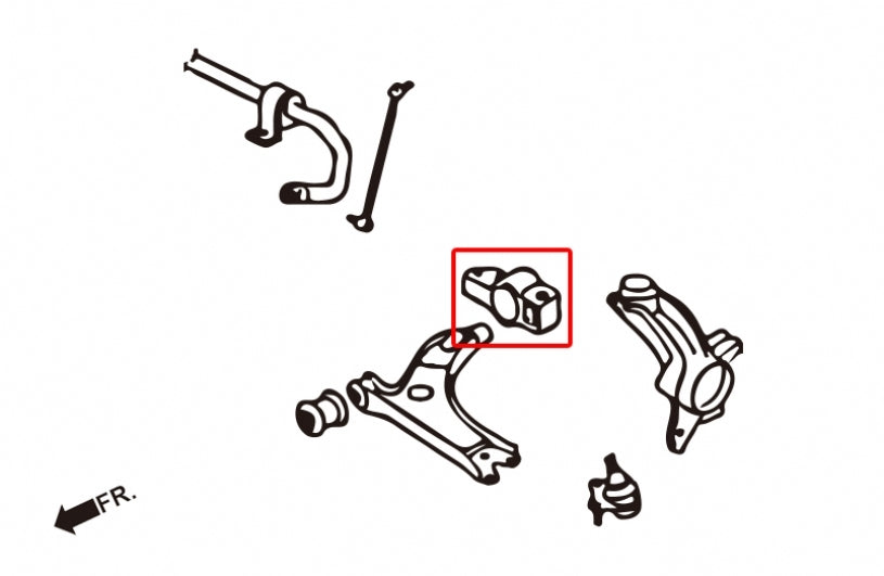 Hardrace Front Lower Control Arm Bushing – Volkswagen Golf GTI / Skoda Octavia (6913) – Default Title