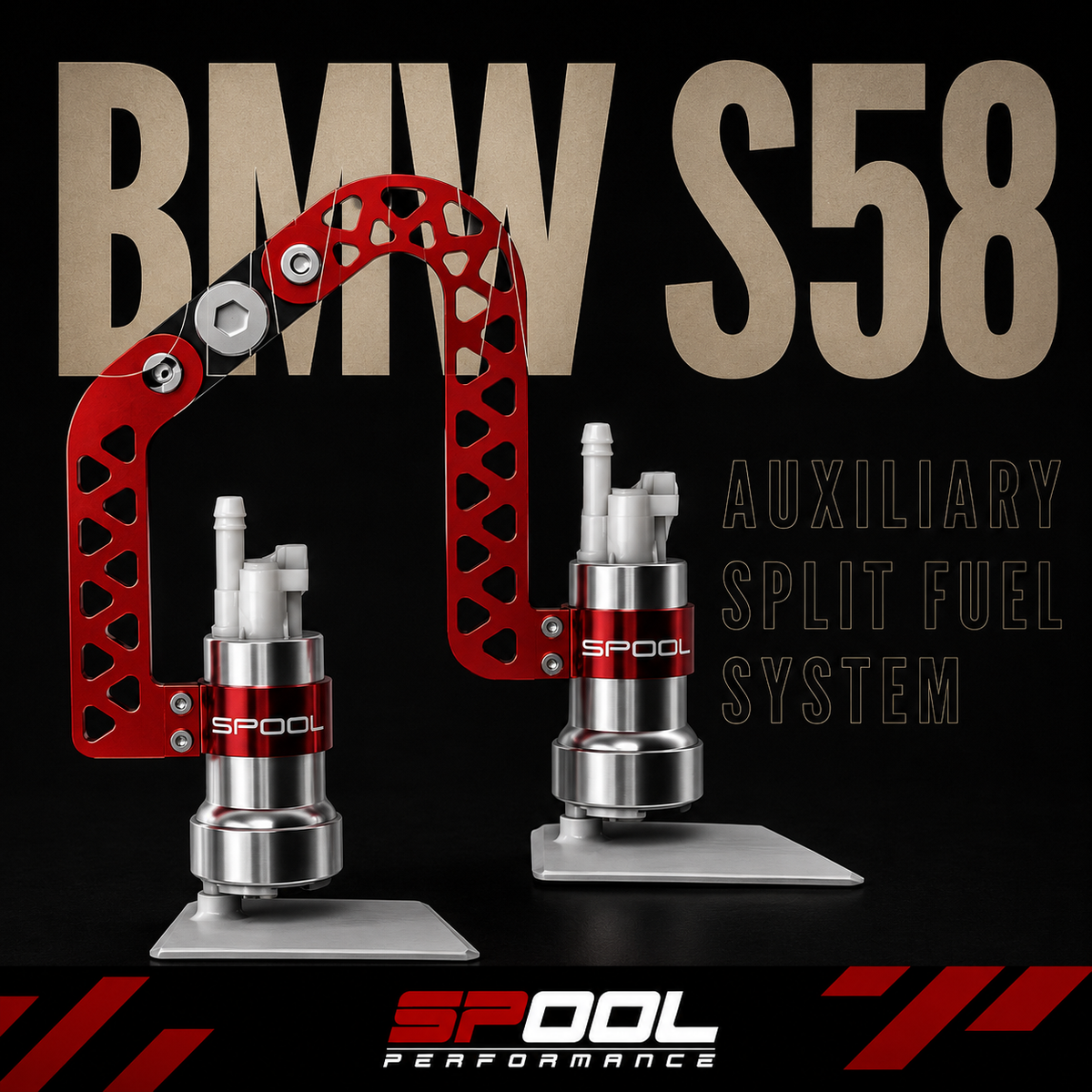 Spool BMW S58 Auxiliary Split Fuel System for Port Injection — clean supplier-origin gallery image 1