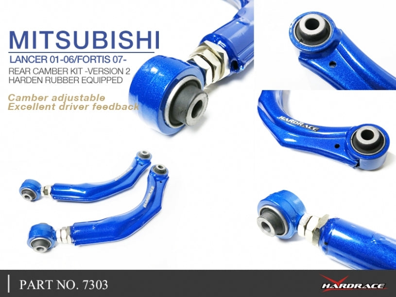 Hardrace Rear Camber Kit V2 – Mitsubishi Lancer 2009–2014 (7303) – 7303