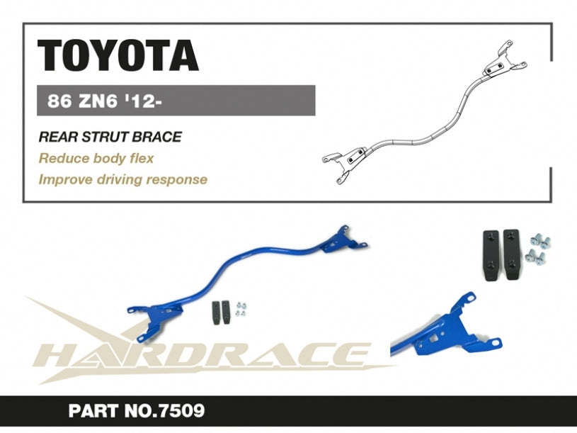 Hardrace Rear Strut Brace – Toyota 86 / Toyota GR86 / Subaru BRZ (7509) – Default Title