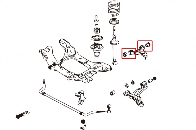 Hardrace Front Upper Arm Bushing – Mazda RX-7 FD Series 6 / Mazda RX-7 FD Series 7 / 8 (7761) – Default Title