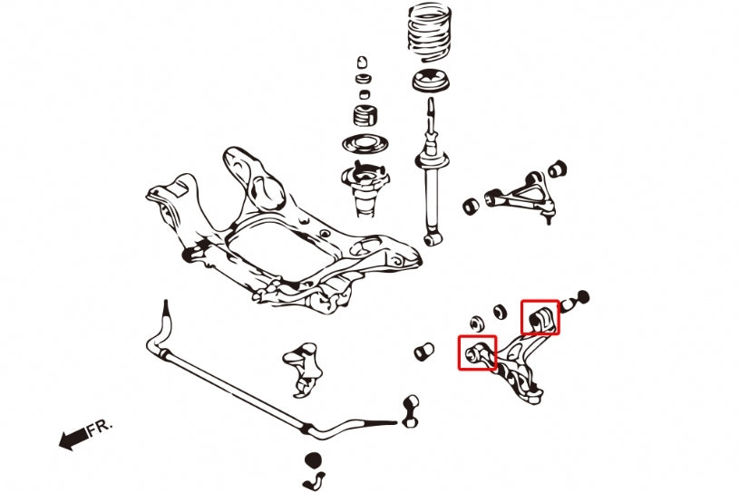 Hardrace Front Lower Arm Bushing – Mazda RX-7 FD Series 6 / Mazda RX-7 FD Series 7 / 8 (7762) – Default Title