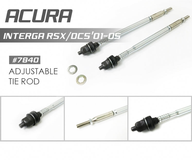 Hardrace Adjustable Tie Rod – Honda Integra / RSX DC5 (2002–2006) (7840) – 7840