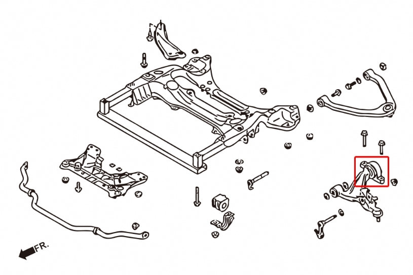 Hardrace Front Lower Arm Compliance Bush – Nissan 370Z Z34 (7965) – Default Title