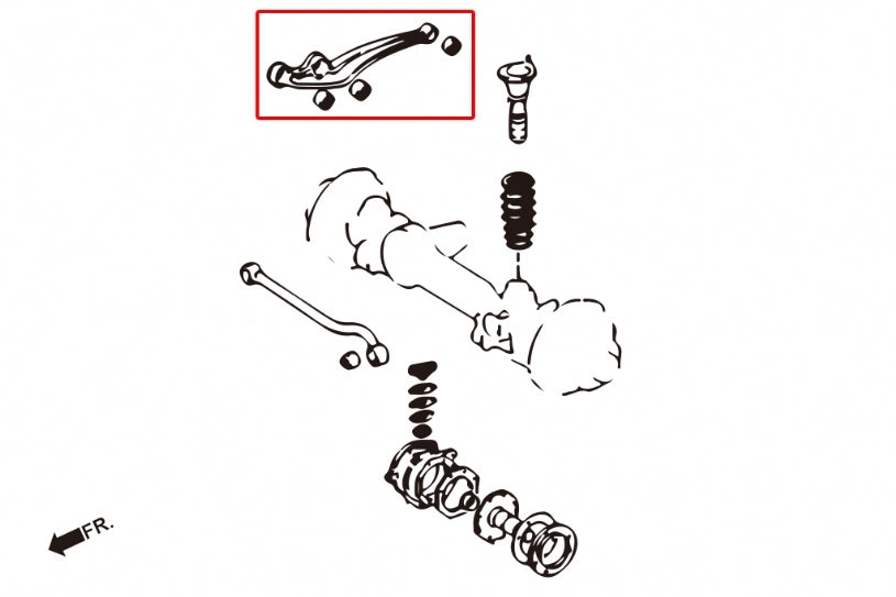 Hardrace Front Lower Arm Bush – Toyota LandCruiser 80 Series (7991) – Default Title