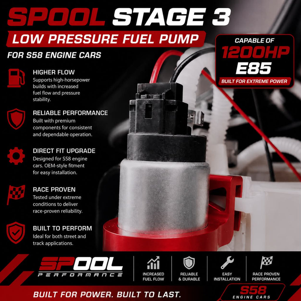 Spool Stage 3 Low-Pressure Fuel Pump – BMW S58 G80/G82/G83/F97/F98 — verified supplier image 1
