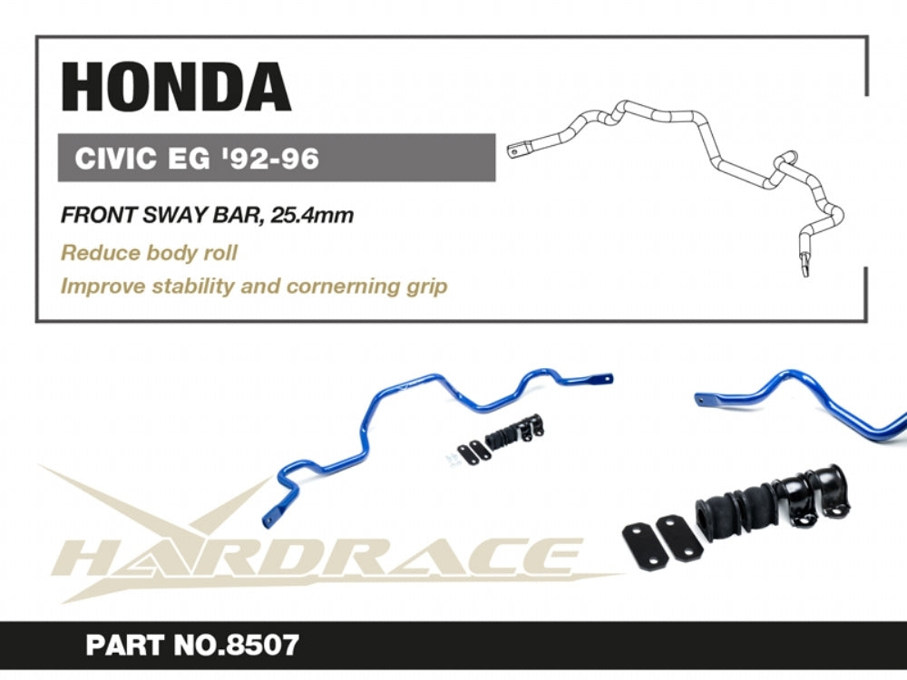 Hardrace Front Sway Bar – Honda Civic 1992–1995 (8507) – Default Title