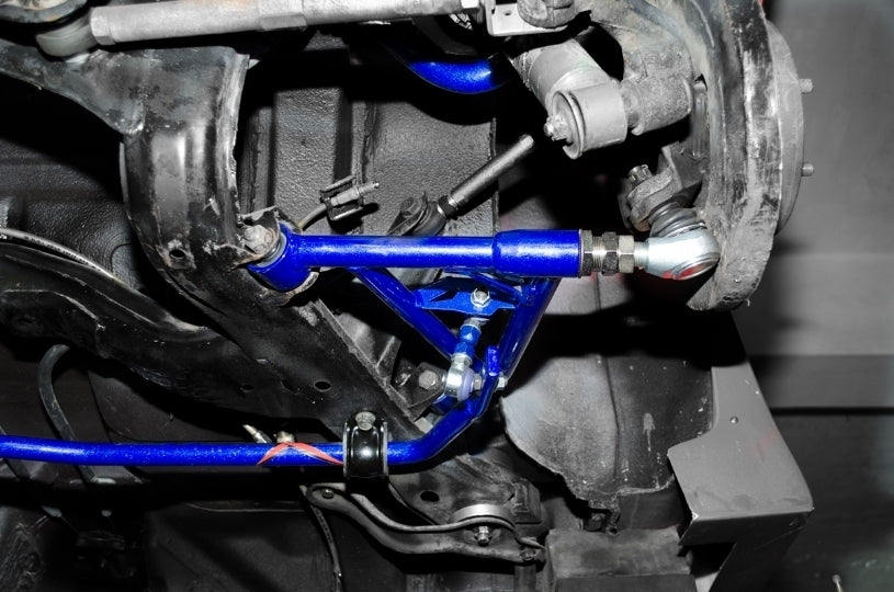 Hardrace Pillow Ball V2 Rear Adjustable Lower Control Arm W/ Sway Bar Link Arm Black – Nissan Silvia / 180SX S13 / 180SX / Nissan 300ZX Z32 (8637-ED) – Default Title
