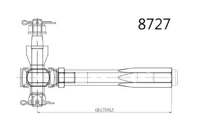 Hardrace RC Tie Rod End – Toyota Supra JZA80 (8727) – 8727