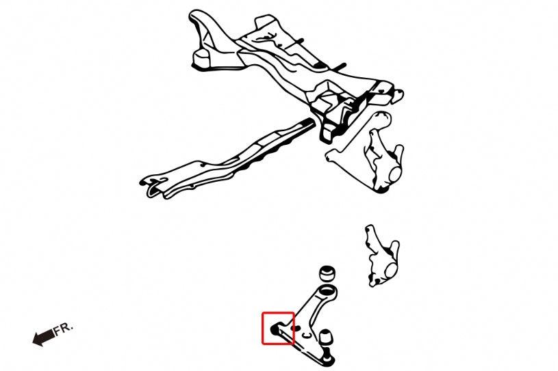 Hardrace Front Lower Arm Bush Front – Mitsubishi Lancer 2009–2014 (8744) – 8744