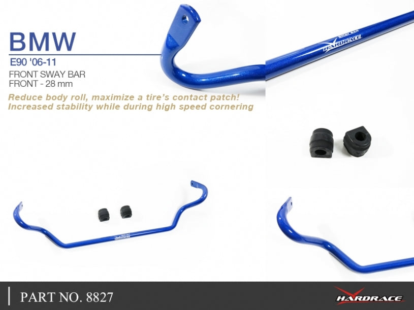 Hardrace Front Sway Bar 28MM – BMW E90, E91, E92, E93 (8827) – 8827