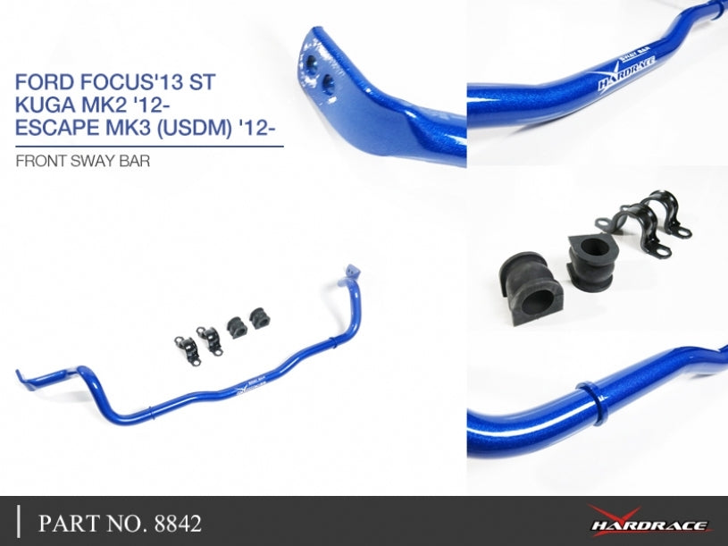 Hardrace Adjustable Front Sway Bar 28mm – Ford Focus ST Mk3 (2013–2018) (8842) – Default Title