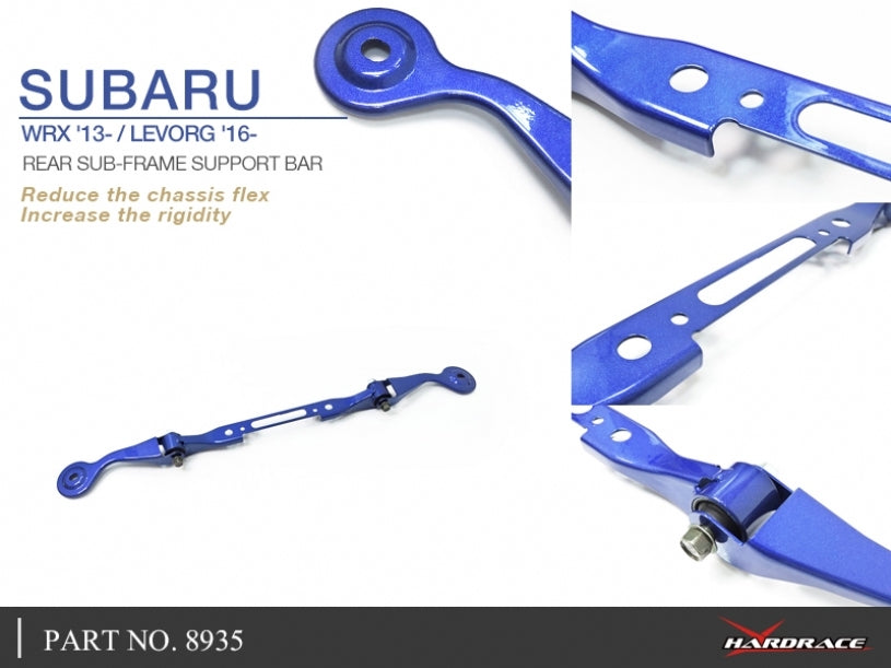 Hardrace Rear Subframe Support Bar 1PC/Set – Subaru WRX VA / 2015+ (8935) – 8935