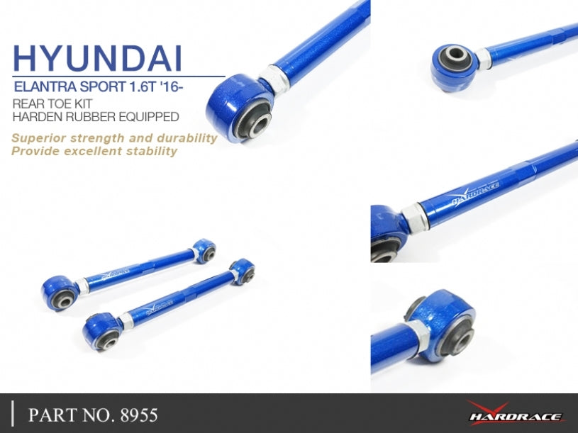 Hardrace Rear Toe Kit – Hyundai i30 N PD (2018–2023) / Hyundai Elantra Sport AD (2017–2018) (8955) – Default Title