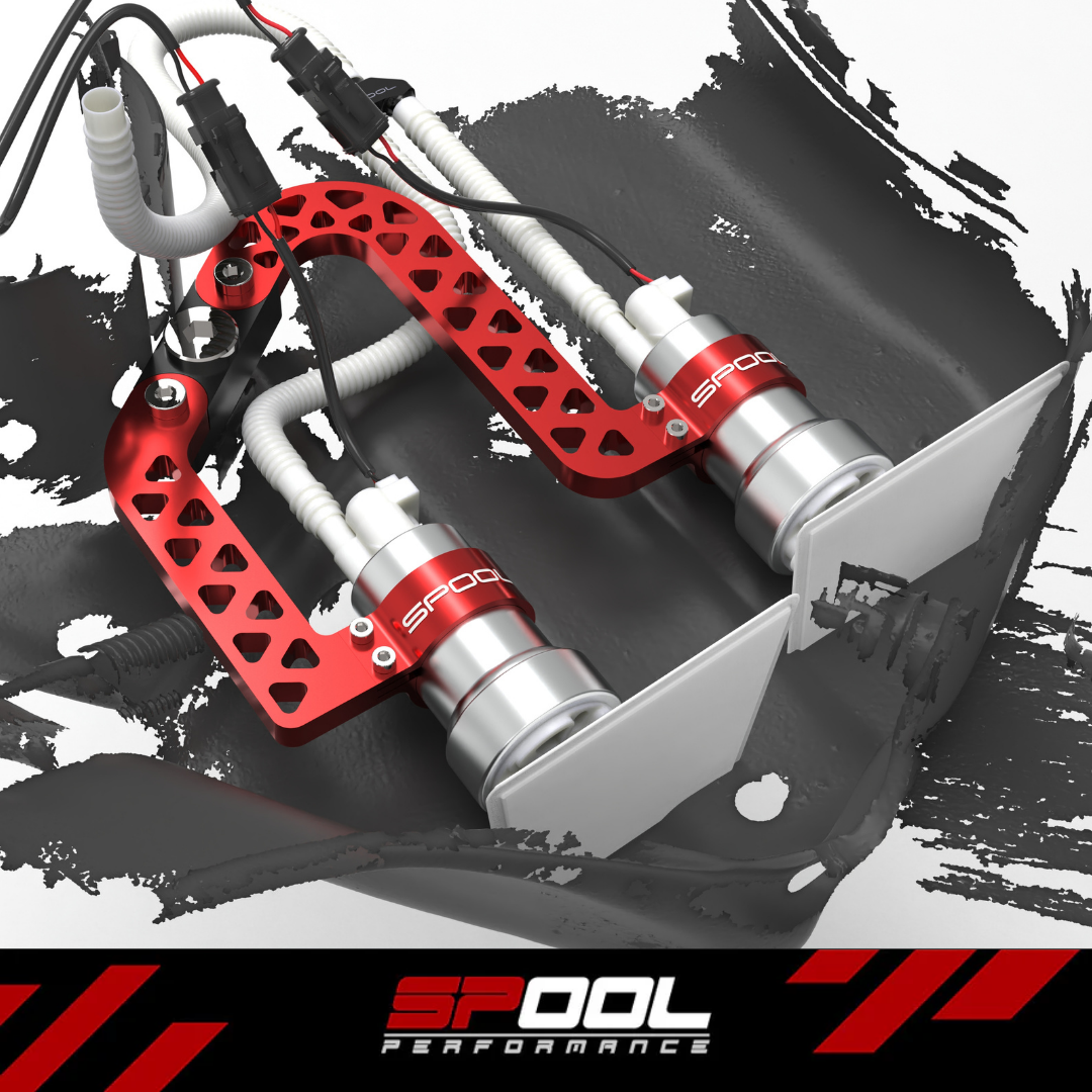 Spool BMW B58 Gen 2 Auxiliary Split Fuel System — Walbro pump assembly