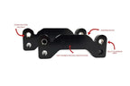 HFM.Parts 340mm GT-R rear caliper adaptor material and Heli-Coil features